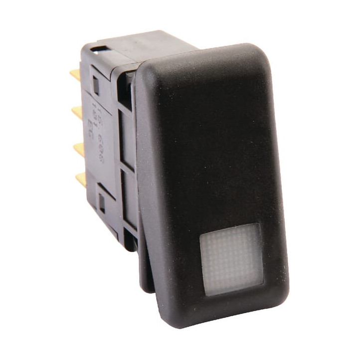 Przełącznik kołyskowy I-II on-on 5-pin Cobo 16608101CB - widok z przodu