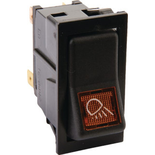 Przełącznik kołyskowy I-II on-on 5-pin lampy robocze Cobo 1604420000 - widok z przodu