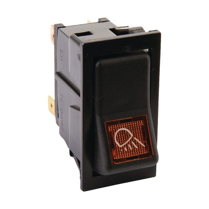 Przełącznik kołyskowy I-II on-on 5-pin lampy robocze Cobo 1604420000 - widok z przodu