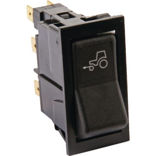 Przełącznik kołyskowy I-II on-on 5-pin napędu 4WD Cobo 1605170000 - widok z przodu