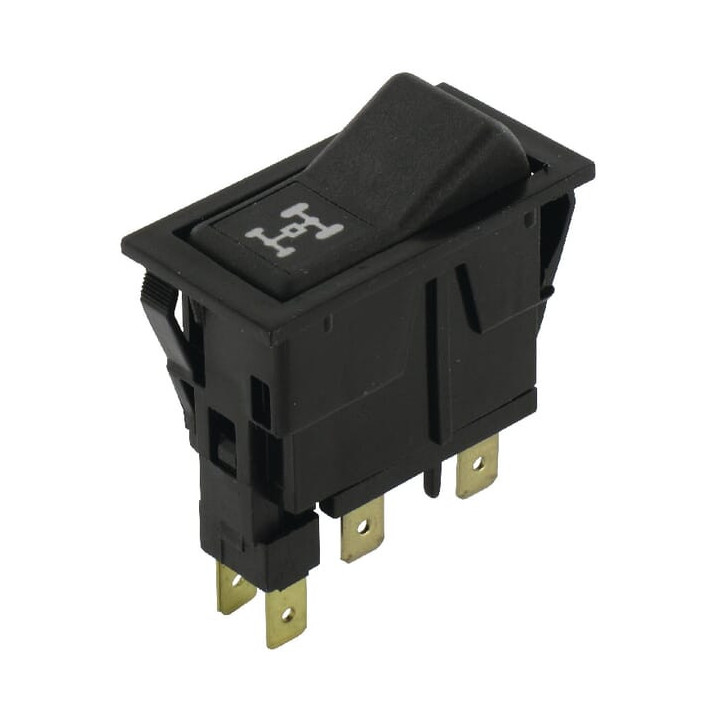 Przełącznik kołyskowy New Holland 47128548 - widok z przodu