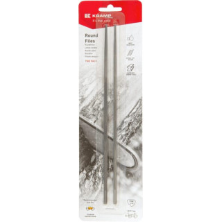Pilnik okrągły blister 2 sztuki Kramp 11642FKR - widok z przodu