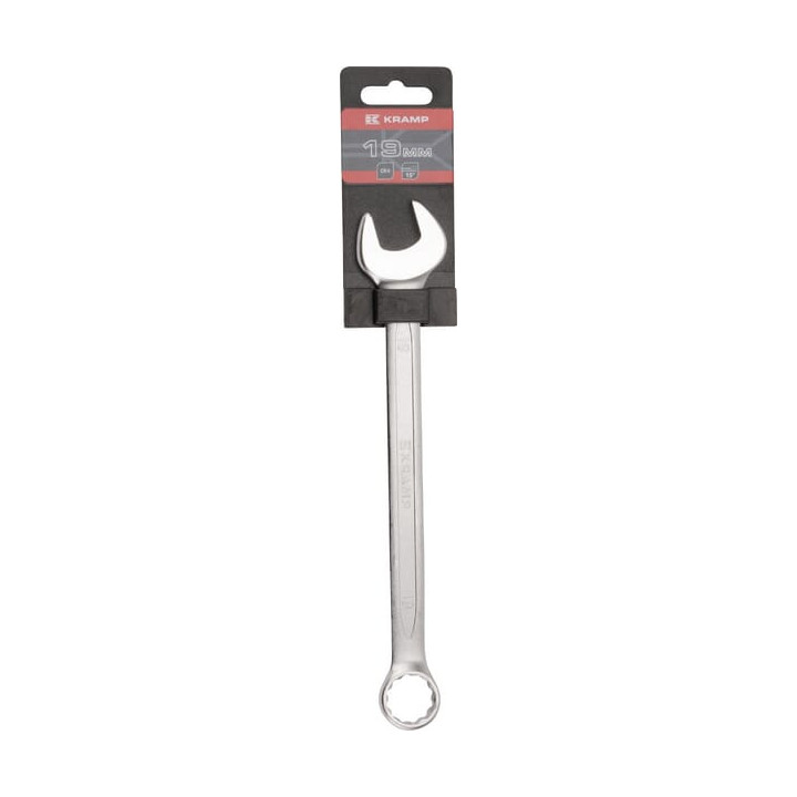 Klucz płasko-oczkowy 19 mm Kramp 1802025019KR - widok z przodu