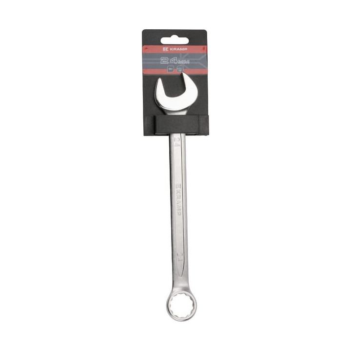Klucz płasko-oczkowy 24 mm Kramp 1802025024KR - widok z przodu