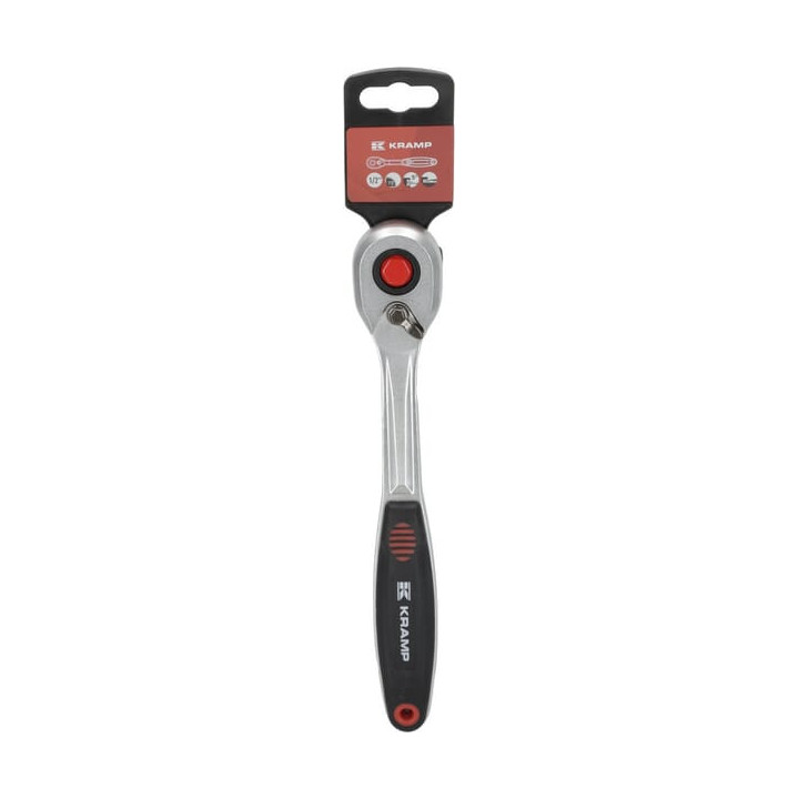 Pokrętło grzechotka 1-2 cala L-250 mm Kramp 180612000KR - widok z przodu