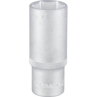 Klucz nasadowy przedłużany 6-kt 1-2 cala 24 mm Kramp 18060133240KR - widok z przodu