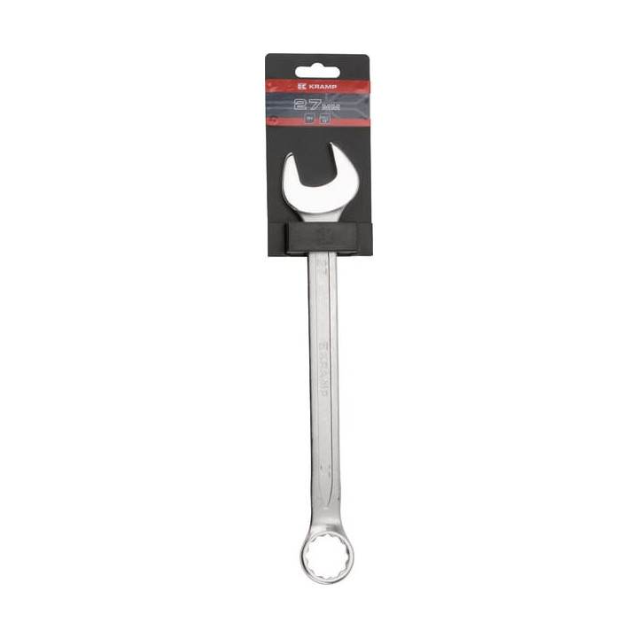 Klucz płasko-oczkowy 27 mm Kramp 1802025027KR - widok z przodu