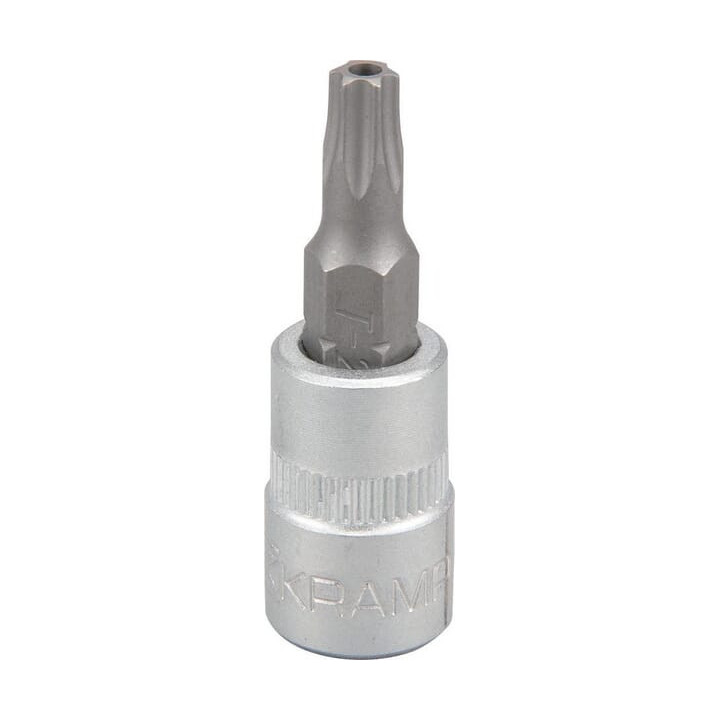 Nasadka Torx z otworem 1-4 cala TX 25 Kramp 18060066025KR - widok z przodu