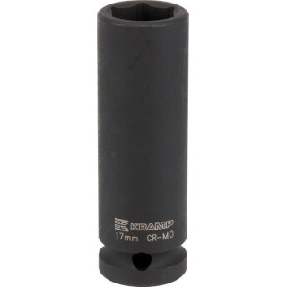 Klucz nasadowy udarowy przedłużany 6-kt 1-2 cala 17 mm Kramp 1803544617KR - widok z przodu