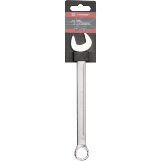 Klucz płasko-oczkowy 16 mm Kramp 1802025016KR - widok z przodu