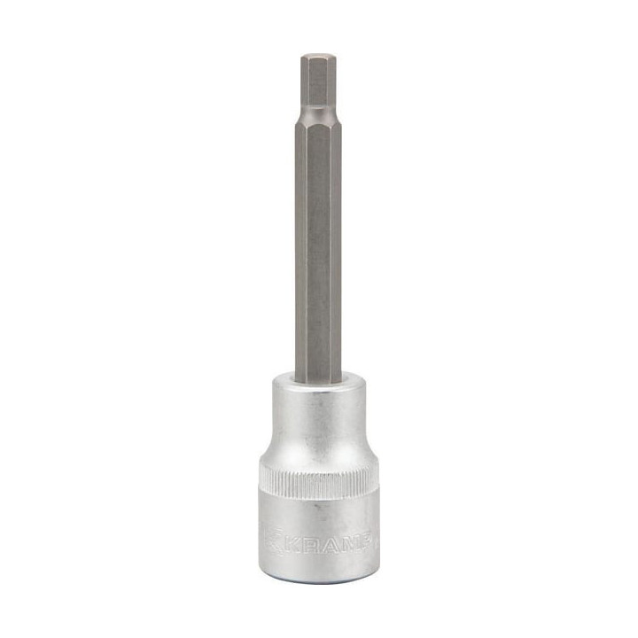 Nasadka imbus przedłużana 1-2 cala 6 mm Kramp 18060135106KR - widok z przodu
