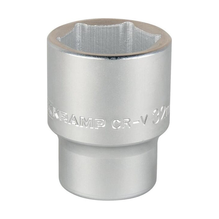 Klucz nasadowy 6-kt 3-4 cala 32 mm Kramp 18060190320KR - widok z przodu