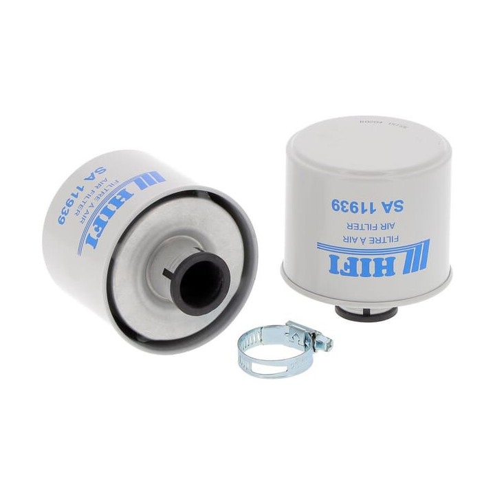 Filtr powietrza HiFi Filter SA11939 - widok z przodu