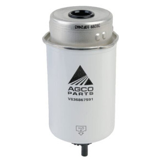 Filtr paliwa do pompy zasilającej oryginał Agco Valtra Valtra AGCO V836867591 - widok z przodu