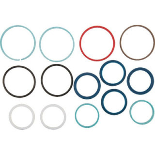 Zestaw uszczelniający siłownika układu kierowniczego Valtra AGCO V35146100 - widok z przodu