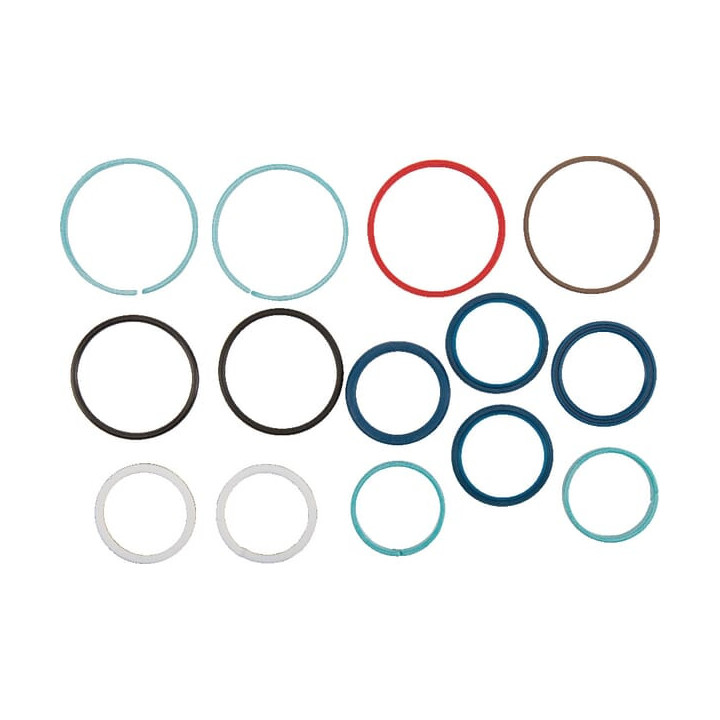 Zestaw uszczelniający siłownika układu kierowniczego Valtra AGCO V31955600 - widok z przodu