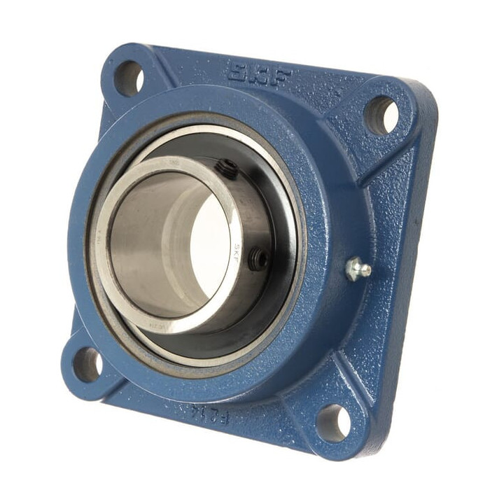 Łożysko z obudową czworokątne SKF YUCF214SKF - widok z przodu - agrexo.pl