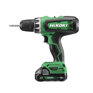 Wiertarko-wkrętarka akumulatorowa 53 Nm 2Ah HiKOKI DS18DFWCZ - widok z boku - Agrexo