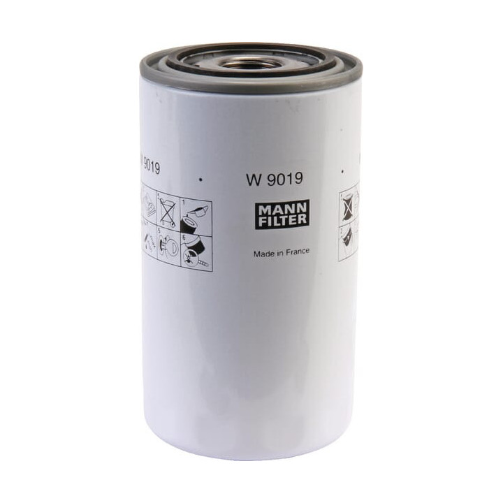 Filtr oleju Mann Filter W9019 - widok z przodu