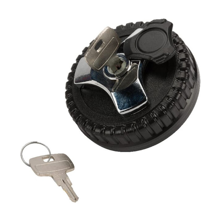 Korek wlewu paliwa z kluczykiem Merlo ME044196 - widok z przodu