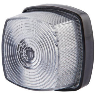 Lampa obrysowa 5W kwadratowa 12V Hella 2PF003057041 - widok z przodu