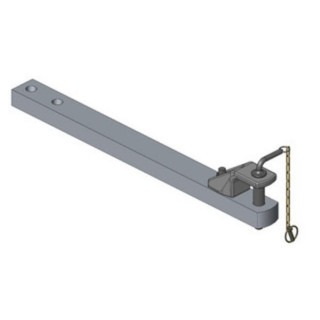 Zaczep 90x50 L905mm Scharmüller 108209840A34 - widok z przodu