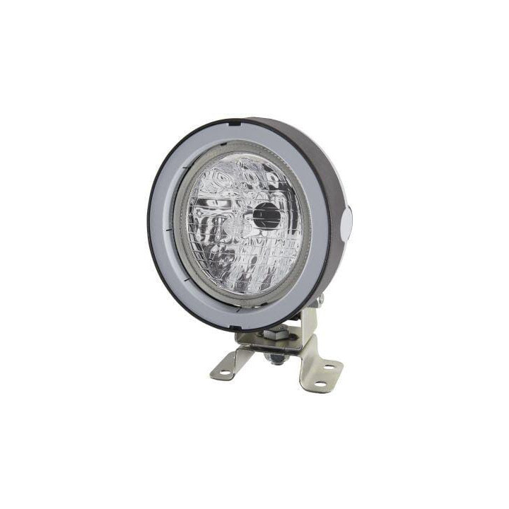 Lampa robocza halogenowa okrągła 12-24V 55-70W Hella 1GM996134061 - widok z przodu