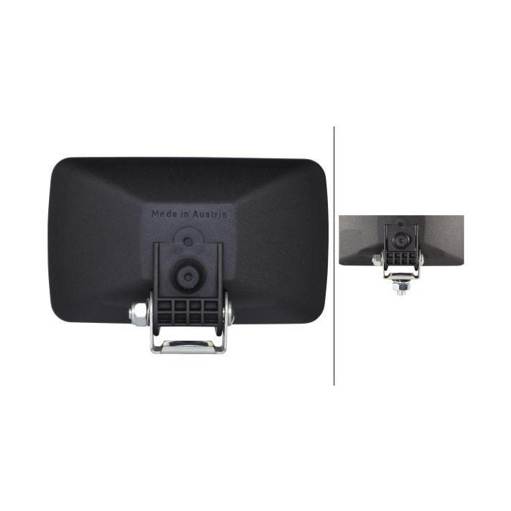 Lampa robocza prostokątna H3 Hella 1GA998522011 - widok z przodu