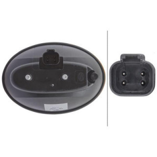 Lampa tylna zespolona Agroluna 12V Hella 2SD343130071 - widok z przodu