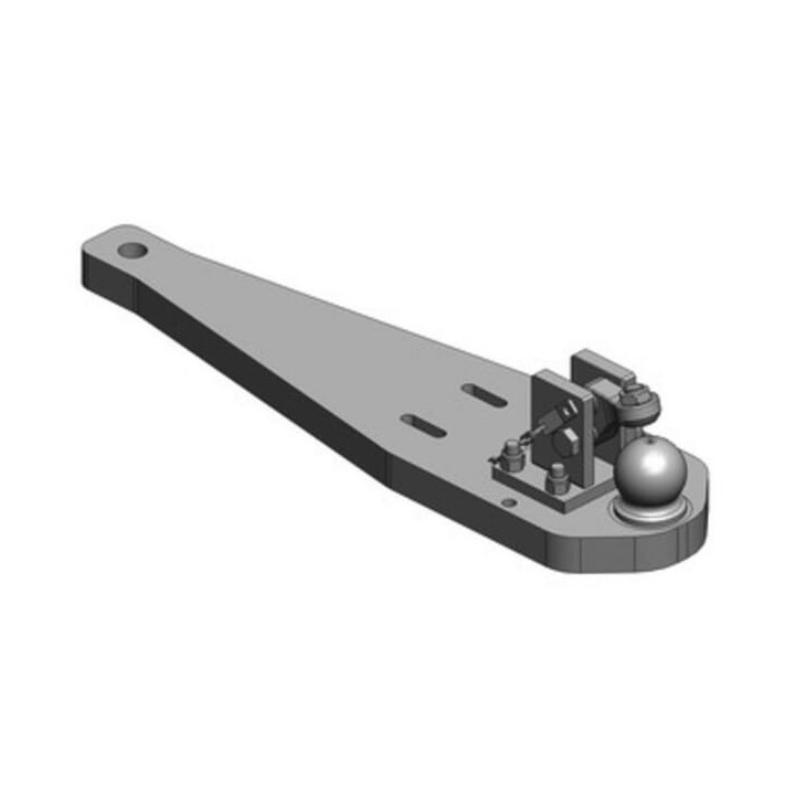 Płyta nośna zaczepu K80 Scharmüller 009605972A02 - widok z przodu