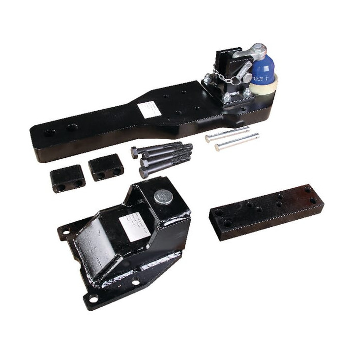 Płyta nośna zaczepu K80 760 mm Scharmüller 009605941SET3A02 - widok z przodu