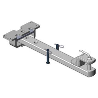 Zaczep polowy NRS Scharmüller 00807470A02 - widok z przodu