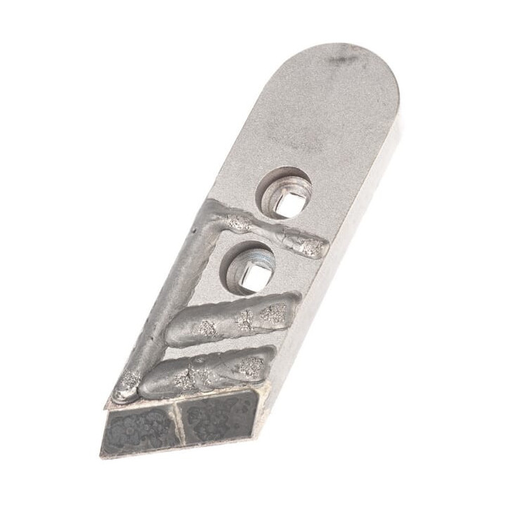 Dłuto lemiesza lewe z węglikiem spiekanym Kramp KK063090SHCN - widok z przodu