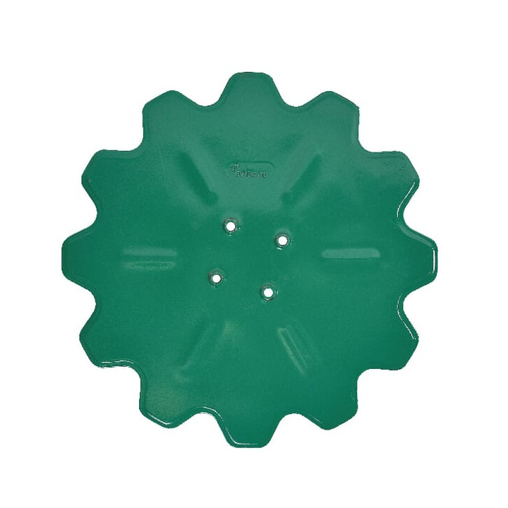 Krój tarczowy 20 płaski uzębiony Kverneland KK076410R - widok z przodu