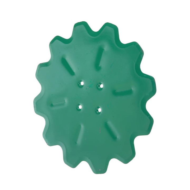 Krój tarczowy uzębiony 18 Kverneland KK076409R - widok z przodu