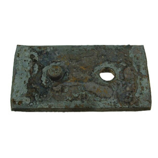 Piętka płozy Kverneland KK073614R - widok z przodu