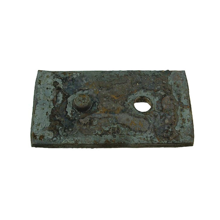 Piętka płozy Kverneland KK073614R - widok z przodu