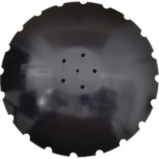 Talerz brony uzębiony 566 mm Kramp RF2931797KR - widok z przodu