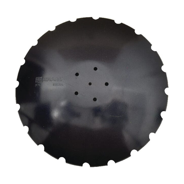 Talerz brony uzębiony 566 mm Kramp RF2931797KR - widok z przodu