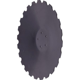 Talerz uprawowy uzębiony 600mm Kverneland A135419697 - widok z przodu