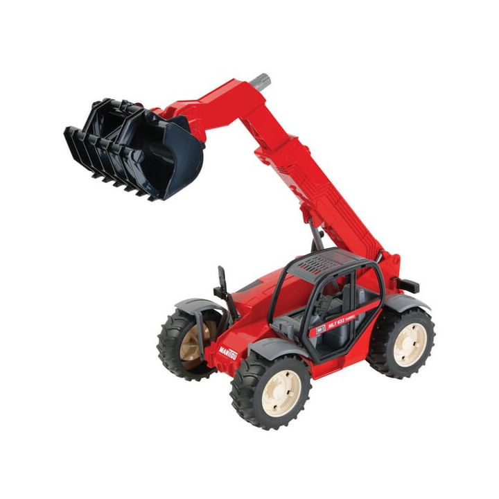 Ładowarka teleskopowa Manitou MLT-633 Bruder 02125 - widok z przodu