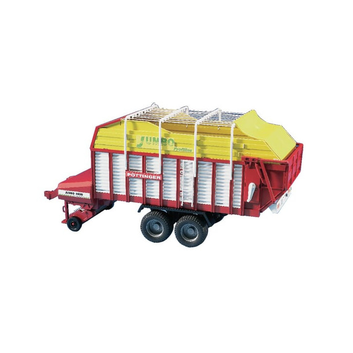 Przyczepa samozbierająca Pöttinger Jumbo 6600 Bruder 02214 - widok z przodu