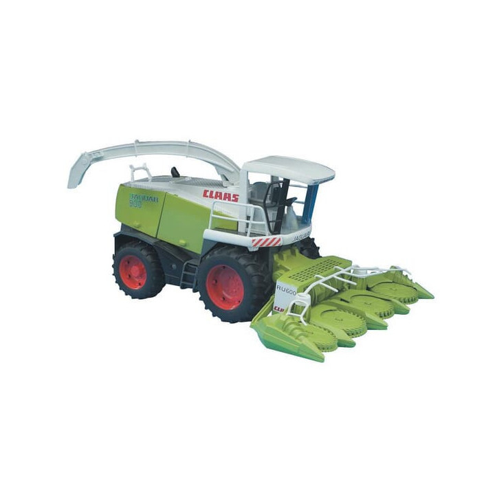 Sieczkarnia Claas Jaguar 900 czterorzędowa Bruder 02131 - widok z przodu