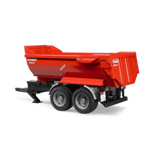 Przyczepa wywrotka dwuosiowa Krampe Bruder 02225 - widok z przodu
