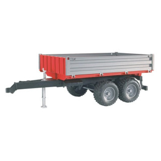 Przyczepa wywrotka Bruder 02019 - widok z przodu