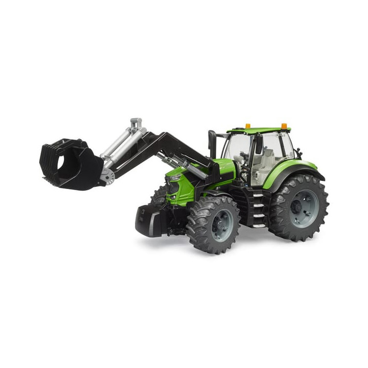 Ciągnik 8280 TTV z ładowaczem czołowym Bruder 03161 - widok z przodu