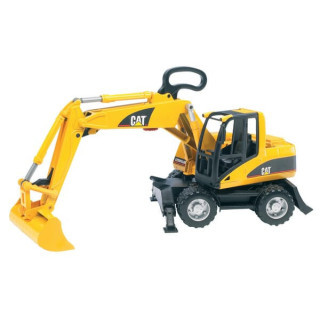 Koparka kołowa Caterpillar Bruder 02445 - widok z przodu
