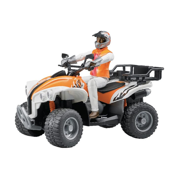 Quad z kierowcą Bruder 63000 - widok z przodu