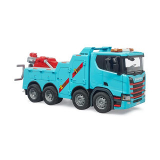 Samochód Scania Super 560R holownik pomocy drogowej Bruder 03553 - widok z przodu