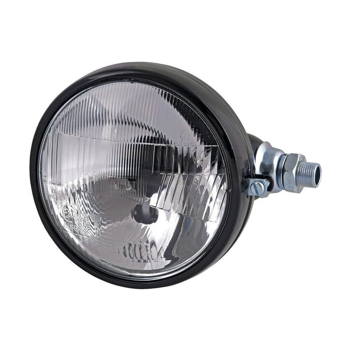 Reflektor ciągnikowy metalowy lewy Wesem 1400660201 - widok z przodu